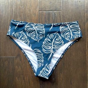 Cupshe High Wasted Tropical Bikini Bottoms Size M